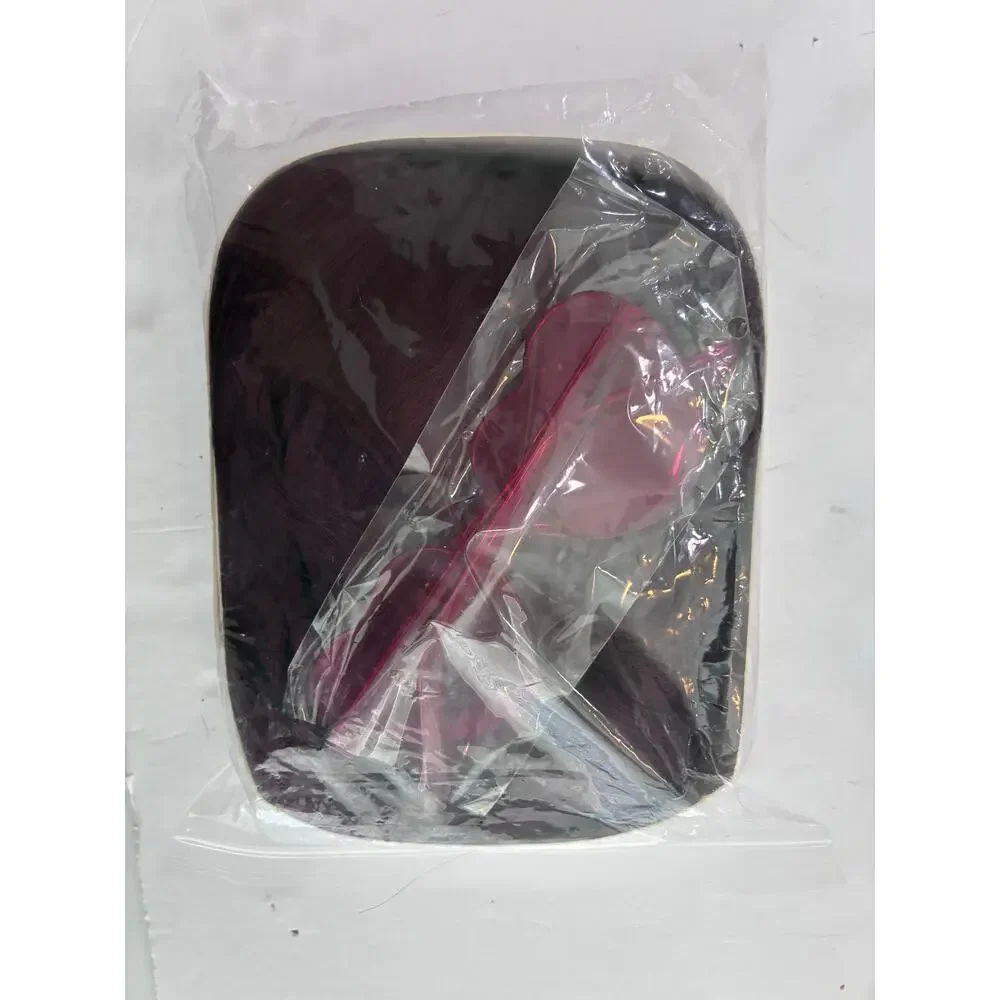 VIIYEESS Wine Red Wavy Bob Wig with Bangs 14” Synthetic Heat Resistant